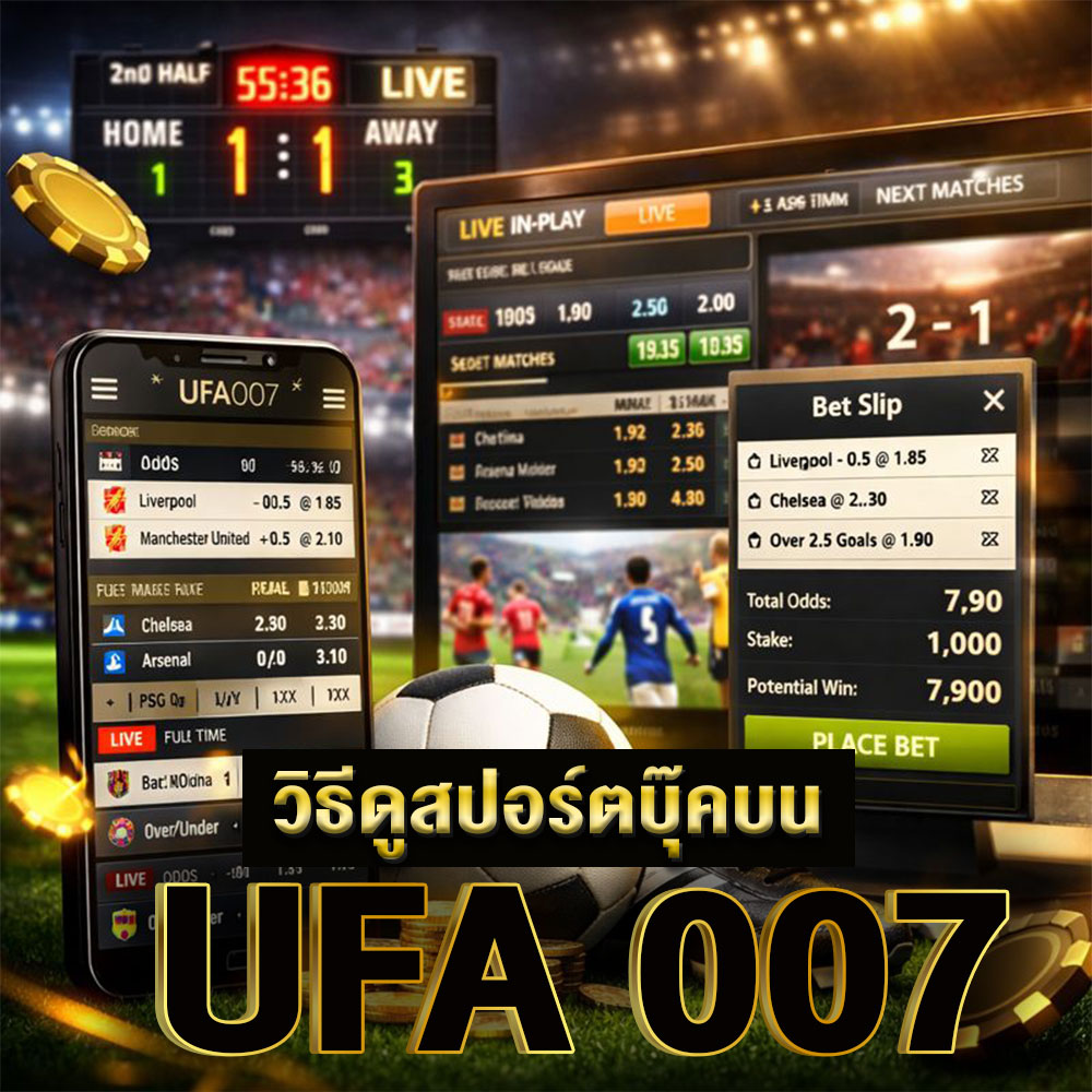 วิธีดูสปอร์ตบุ๊คบน UFA007